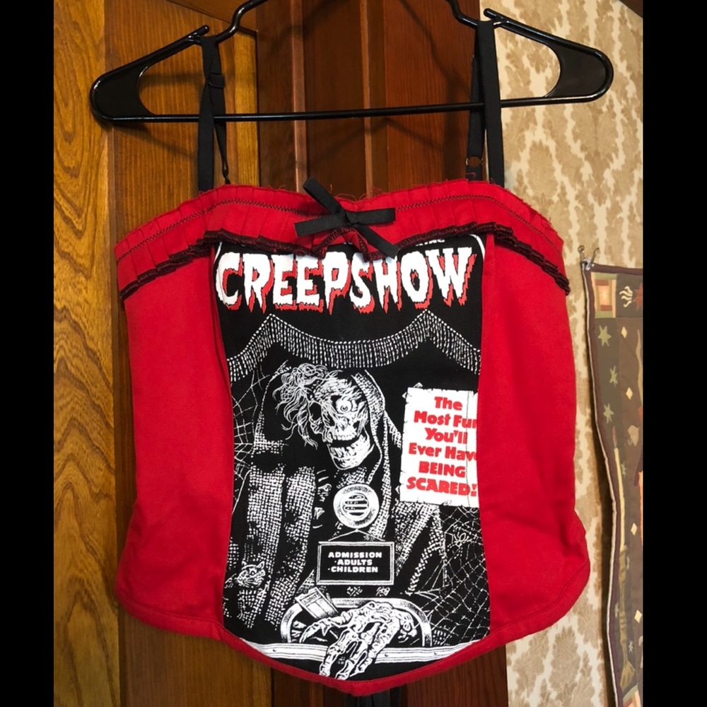 Handmade Creepshow Romero horror movie corset diy